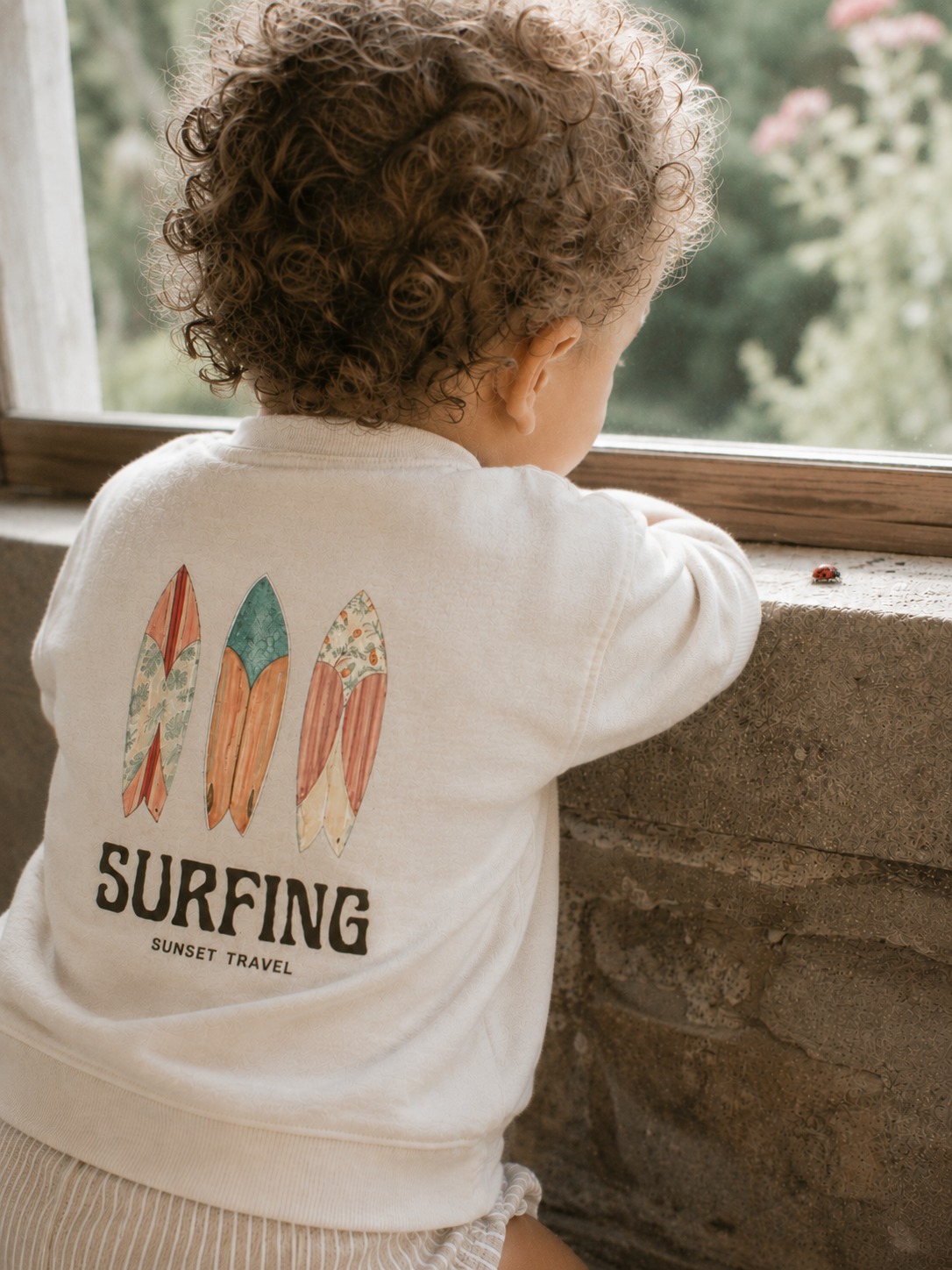 Sudadera Bebé Surfing Natural