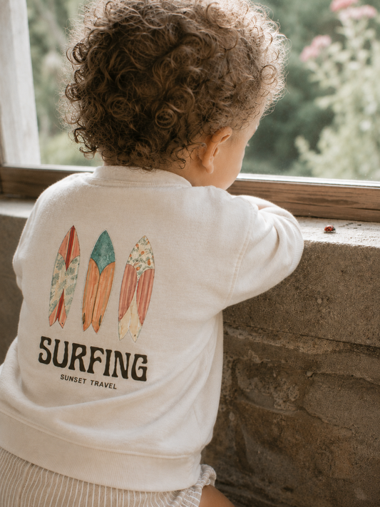 Sudadera Bebé Surfing Natural