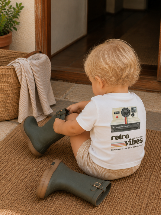Camiseta Bebé Cámara