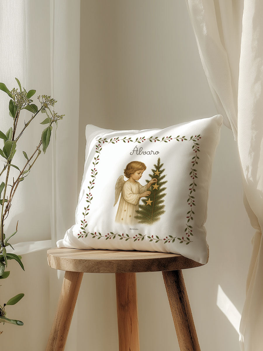 Cojín Cuadrado Ángel