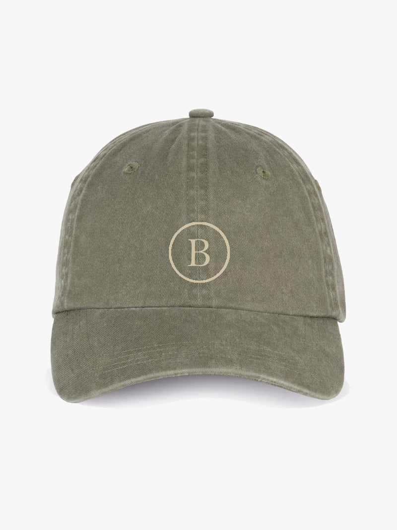 Gorra Bordada Círculo Oliva