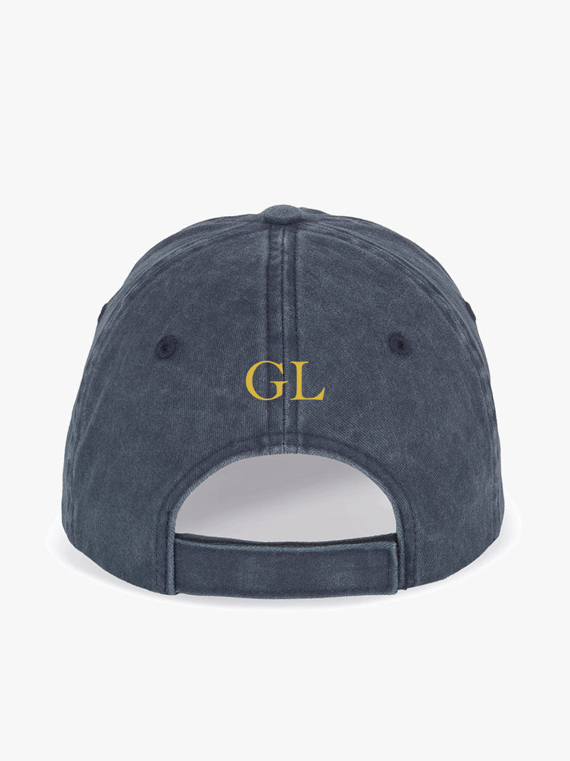 Gorra Bordada Trasera Azul