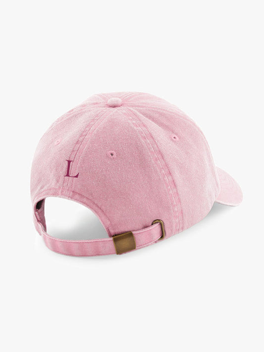 Gorra Bordada Trasera Rosa