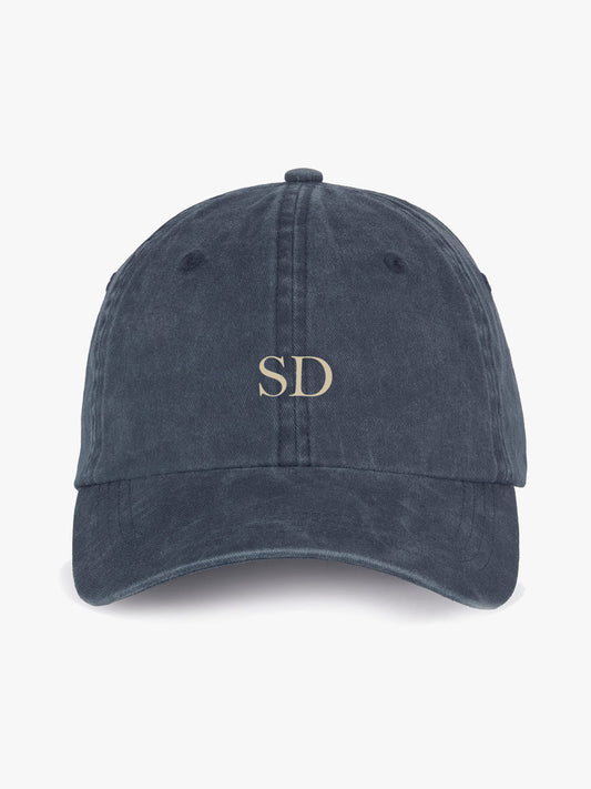 Gorra Bordada Iniciales Azul