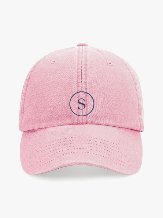 Gorra Bordada Círculo Rosa