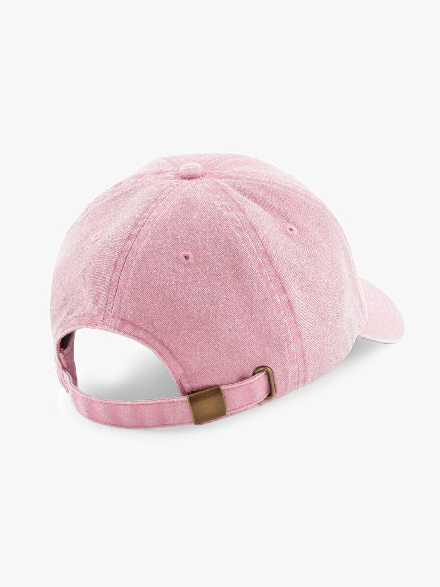 Gorra Bordada Círculo Rosa