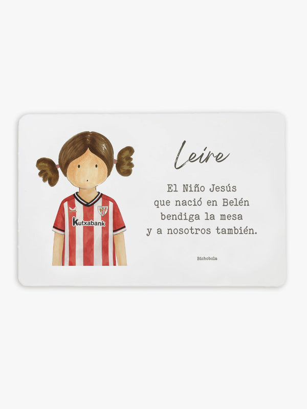 Mantel Fútbol Athletic Club Niña
