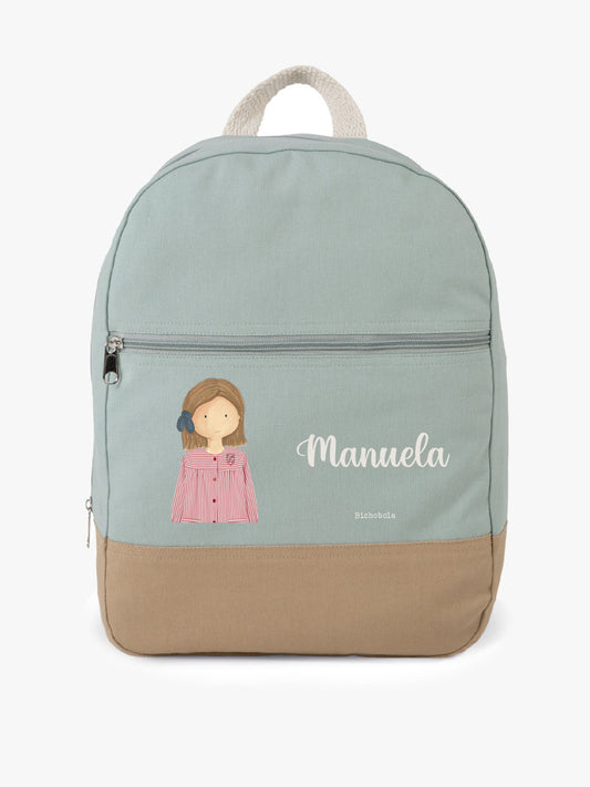 Mochila Bicolor Colegio Alegra