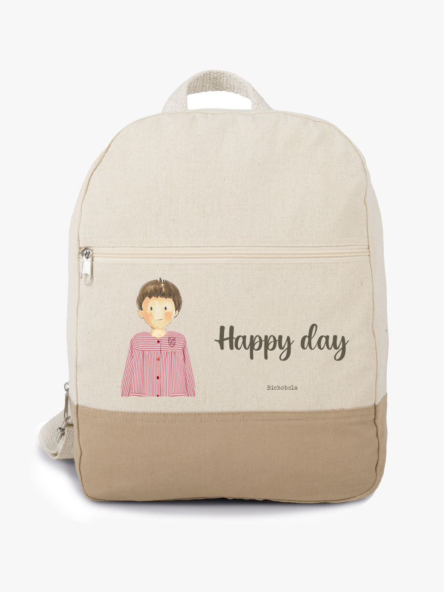 Mochila Bicolor Colegio Alegra