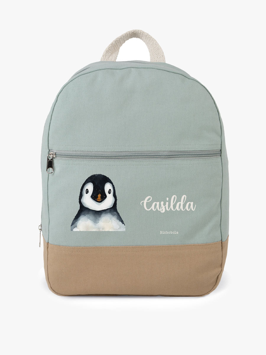 Mochila Bicolor Pingüino