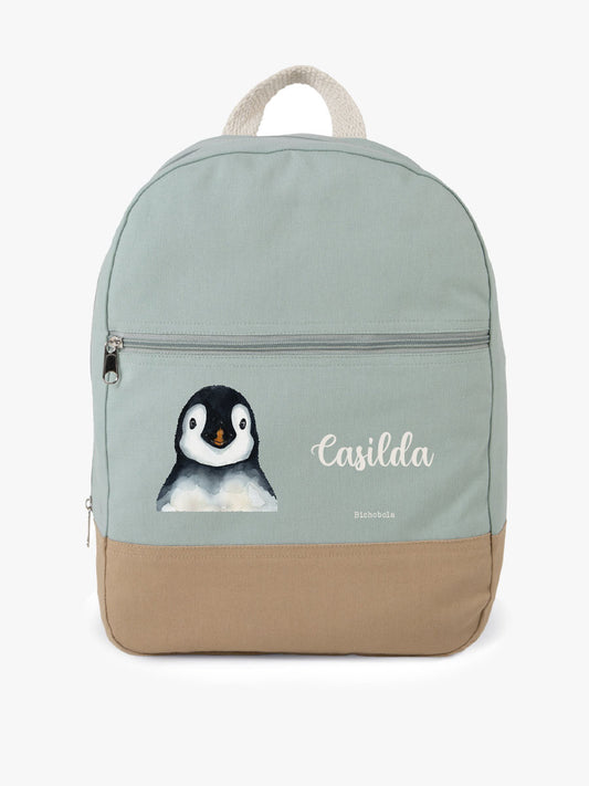 Mochila Bicolor Pingüino
