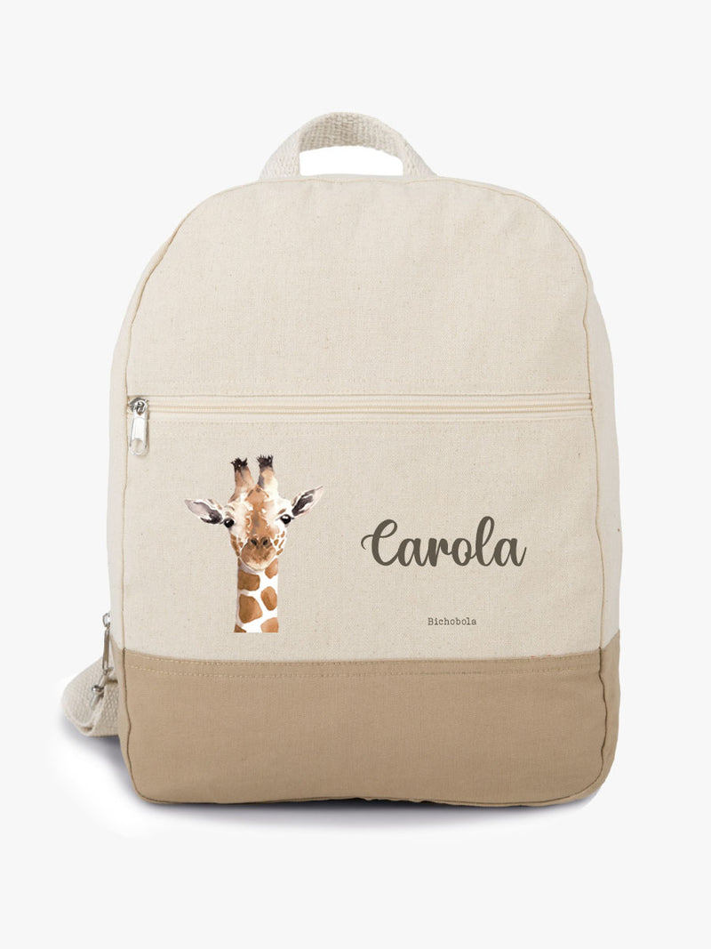 Mochila Bicolor Jirafa