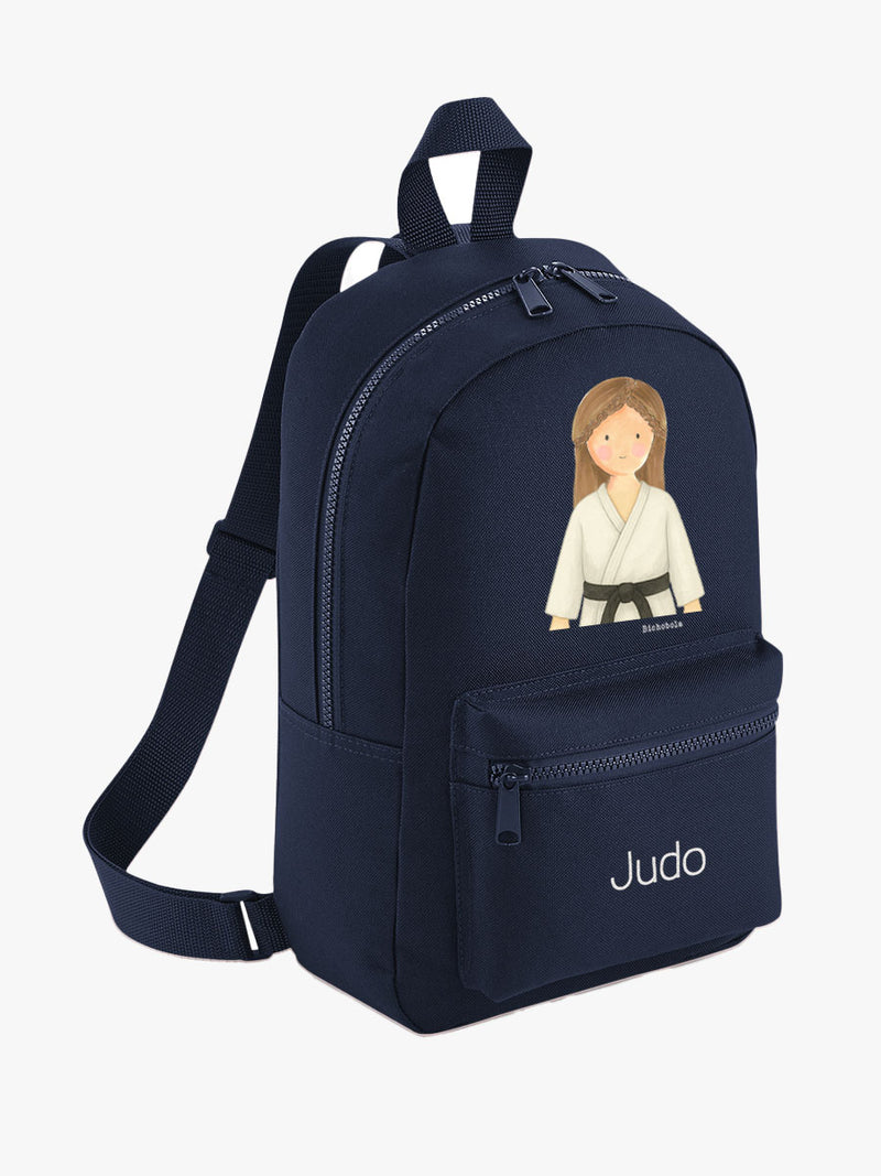Mochila Lona Mini Judo Niña