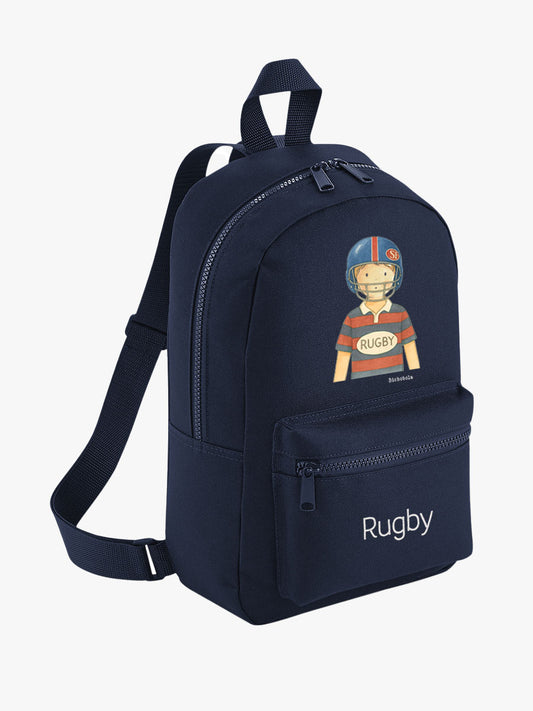 Mochila lona mini Rugby