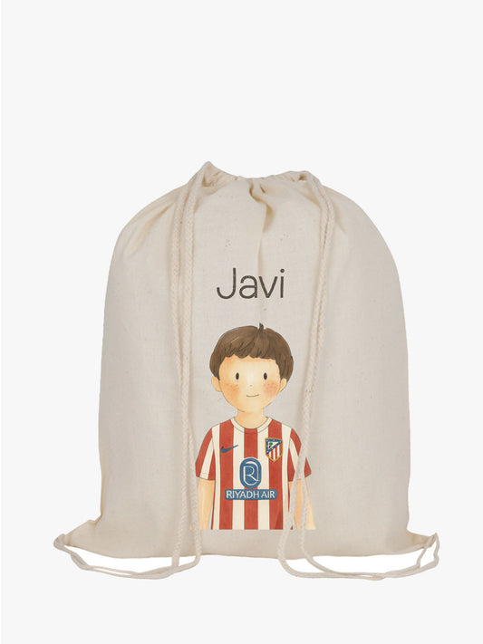 Mochila cordones Fútbol Atlético Madrid Niño