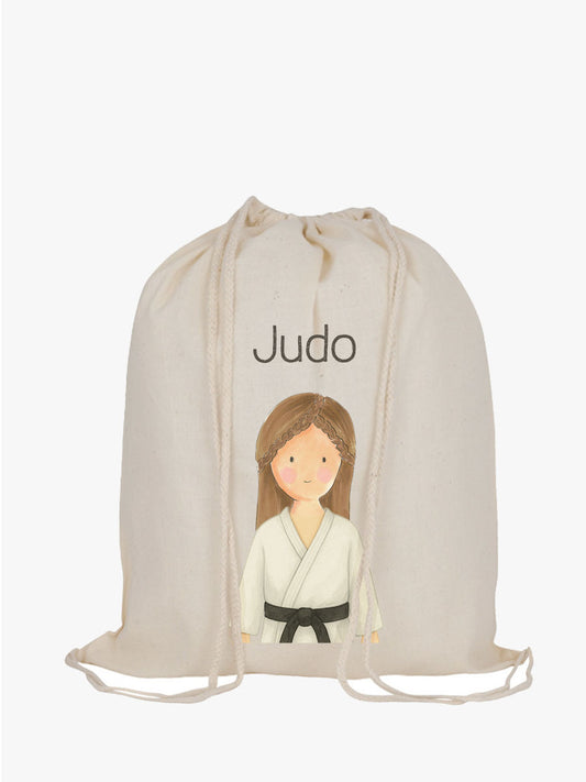 Mochila cordones Judo Niña