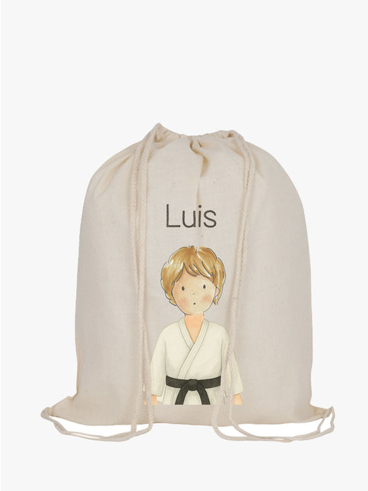 Mochila cordones Judo Niño