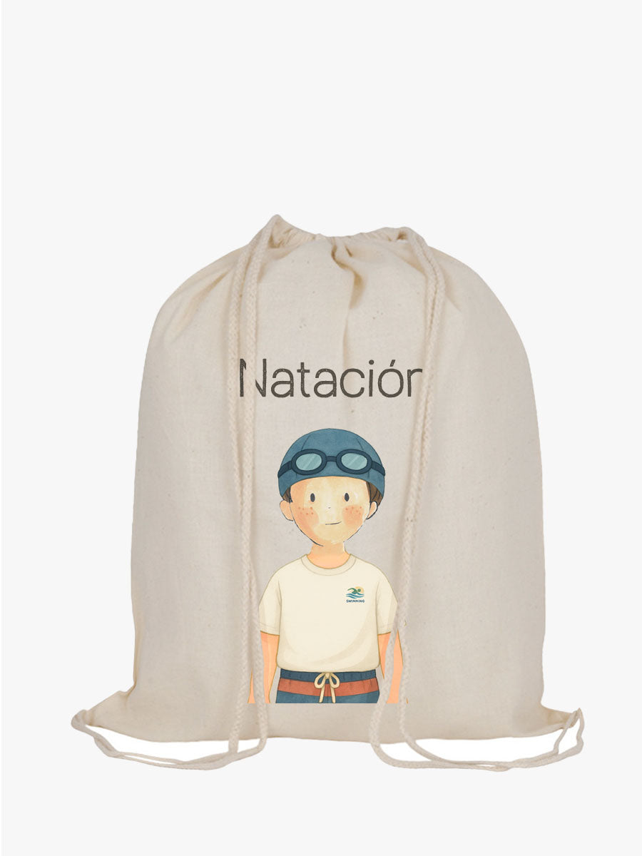 Mochila cordones Natación Niño