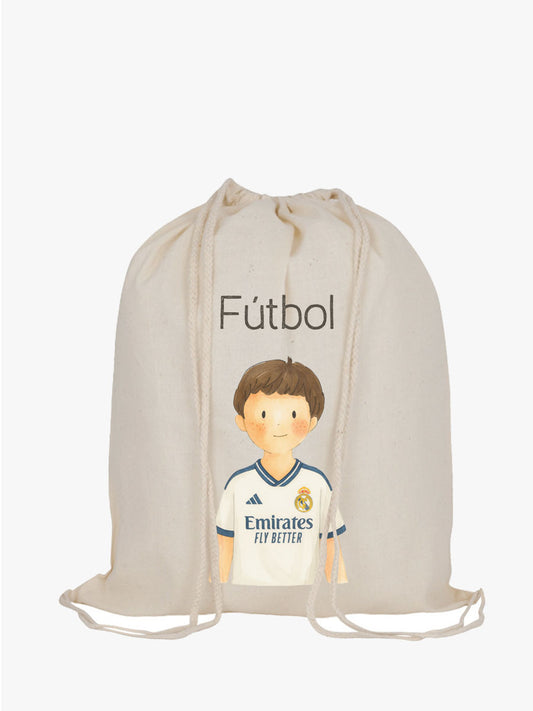 Mochila cordones Fútbol Real Madrid Niño