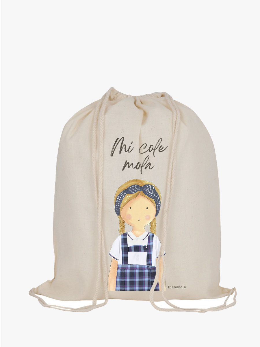Mochila cordones Multiusos Colegios FEC