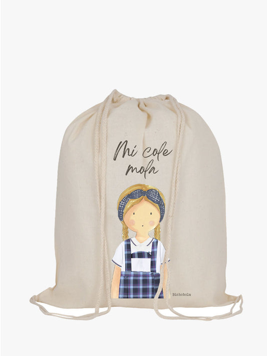 Mochila cordones Multiusos Colegios FEC