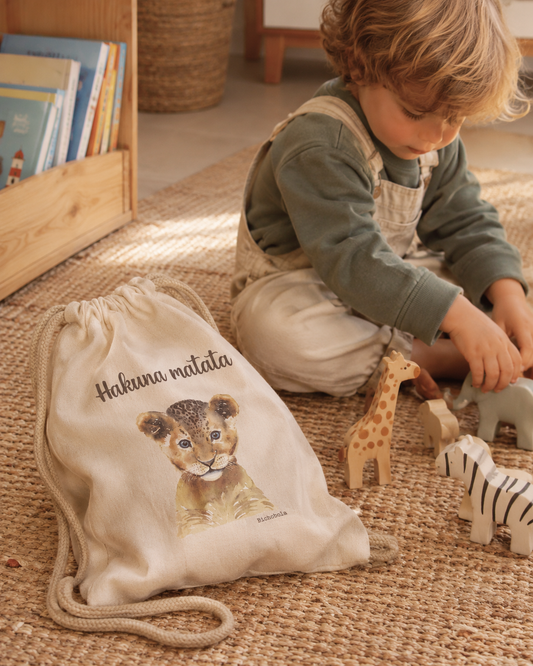 Mochila cordón Mini León