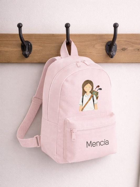 Mochila Lona Mini Golf Niña