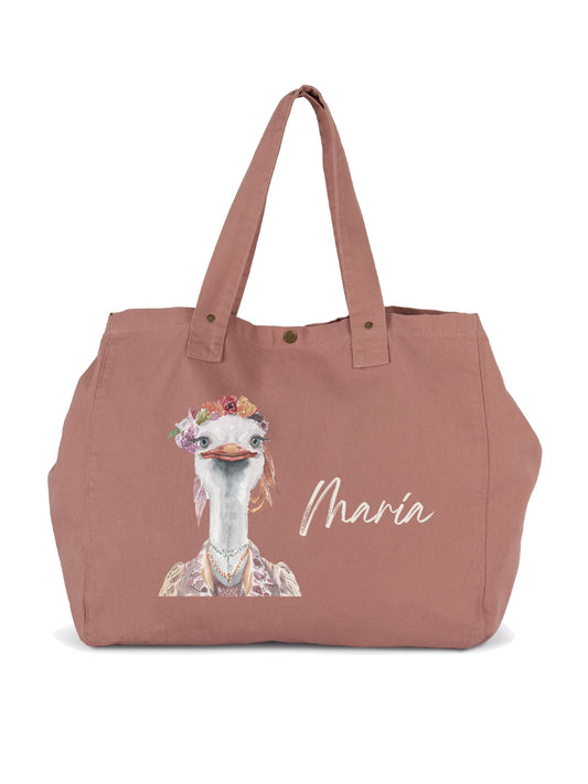 Bolsa efecto lavado Avestruz Maricruz