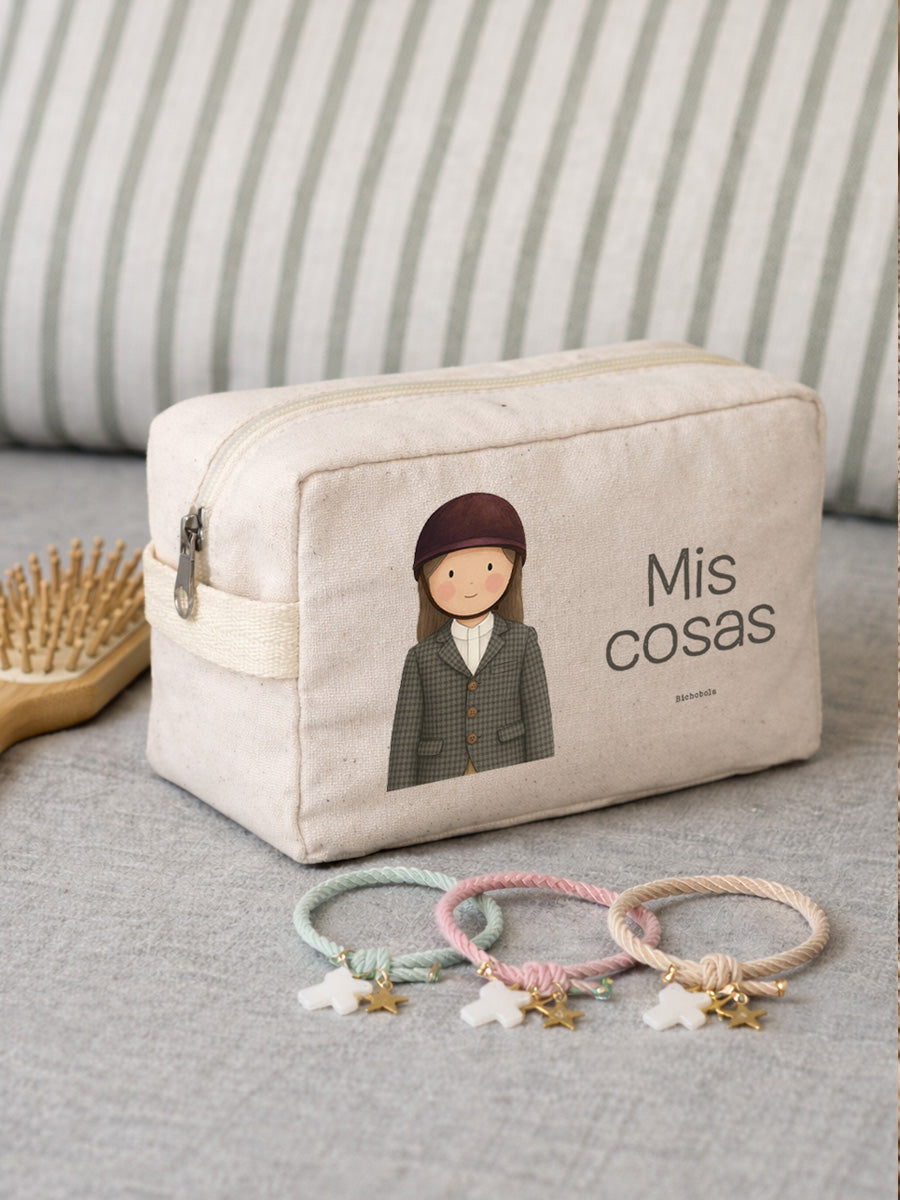 Neceser Cuadrado Hípica Niña