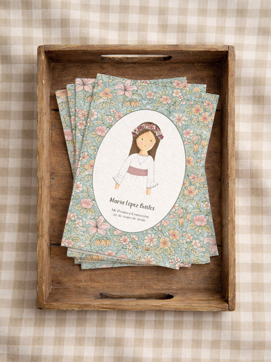 Recordatorio Comunión Jardín