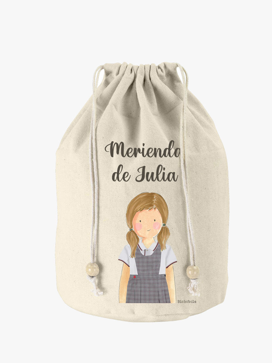 Saquito Merienda Colegio Santa María la Blanca