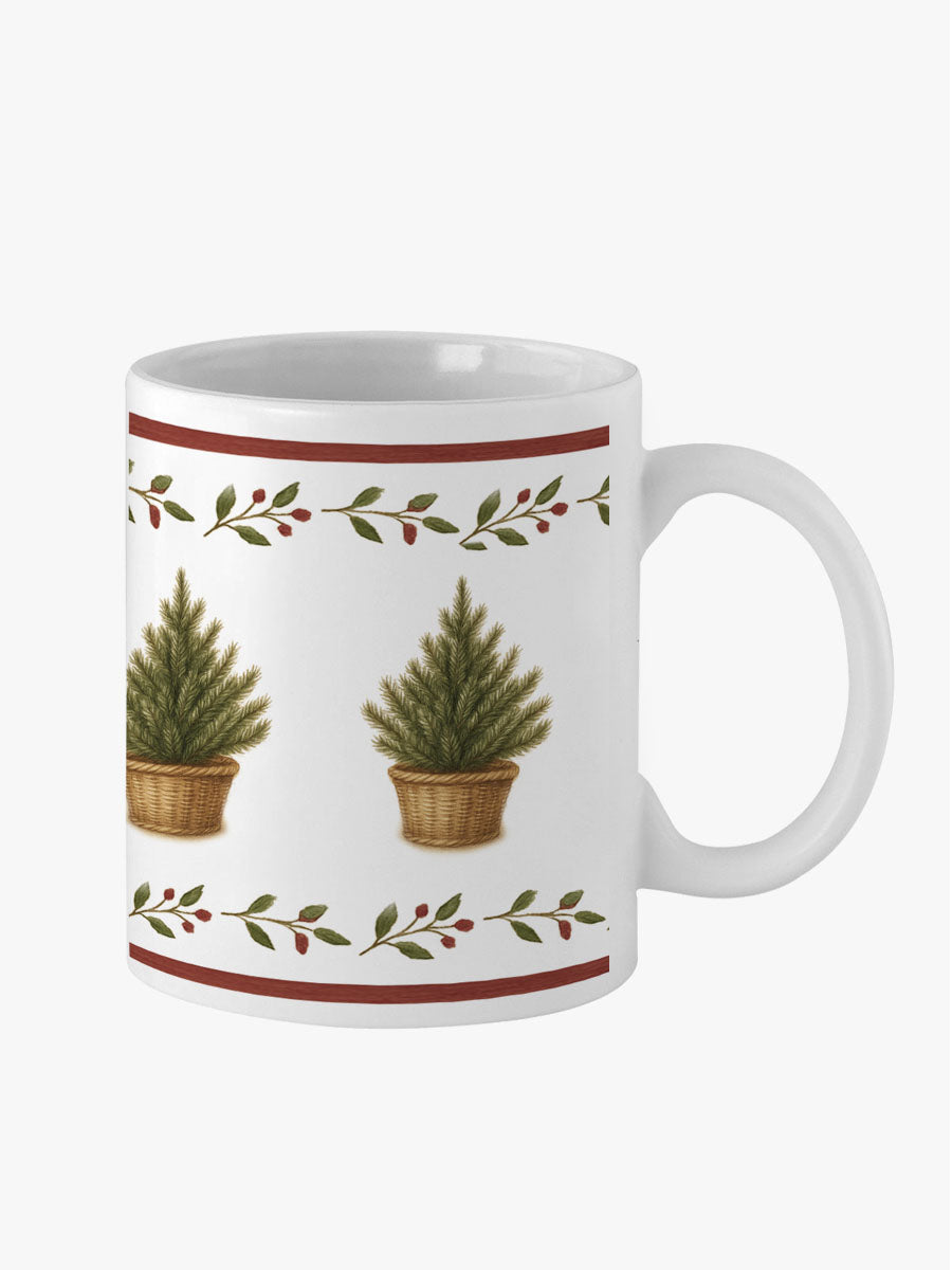 Taza Loza Navidad Abetos