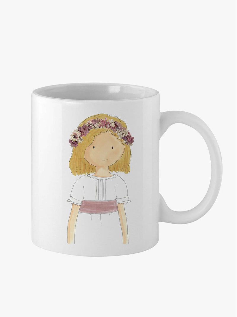 Taza Personalizada Comunión Celia Sencillo