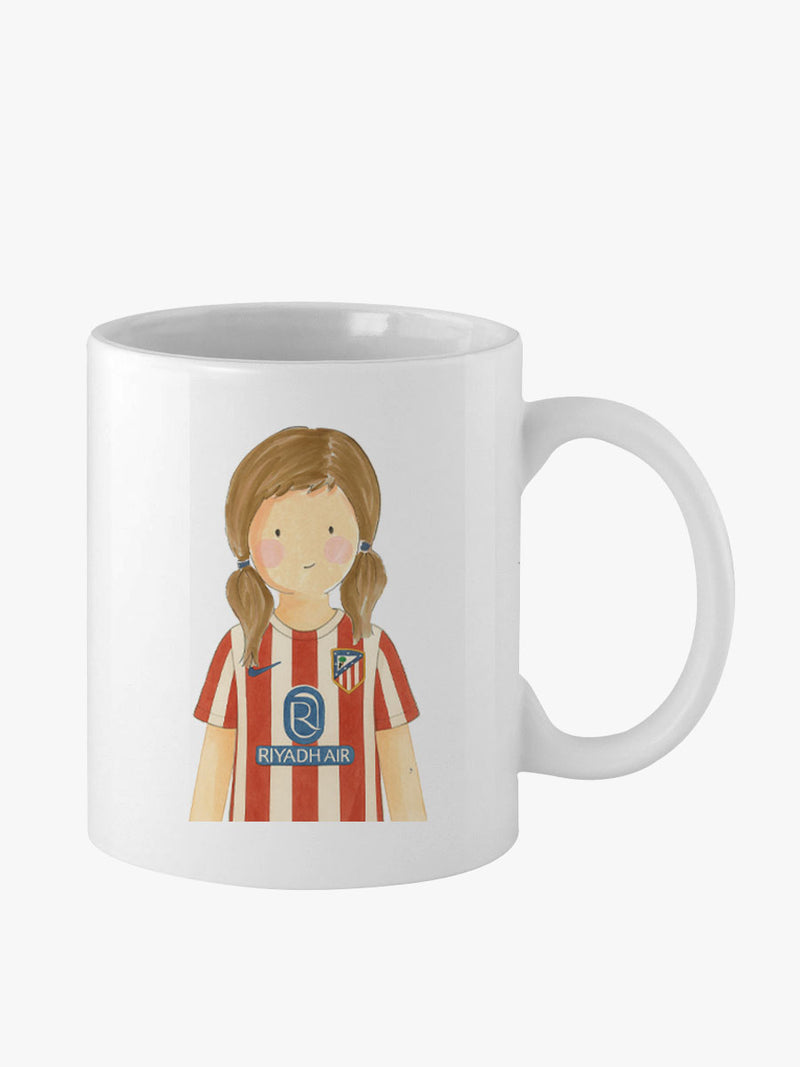 Taza Loza Atleti Niña