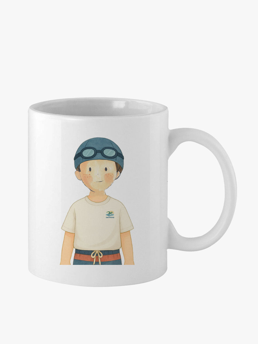 Taza loza Natación Niño