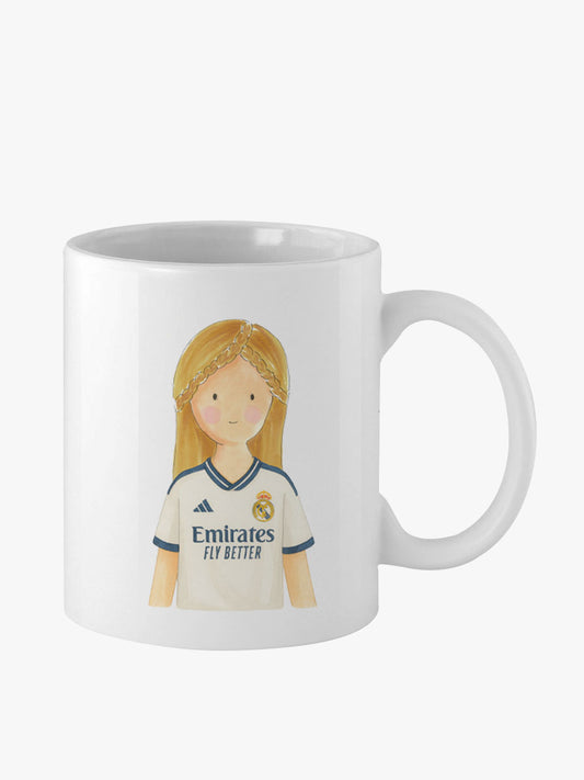 Taza loza Real Madrid Niña
