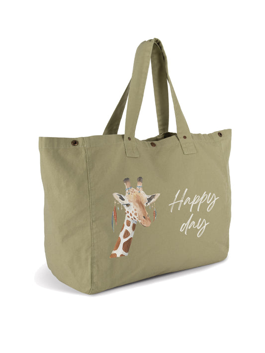 Bolsa efecto lavado Jirafa Hippy