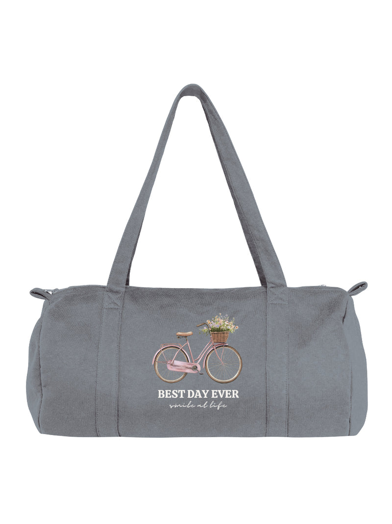 Bolsa Felpa Bici Rosa