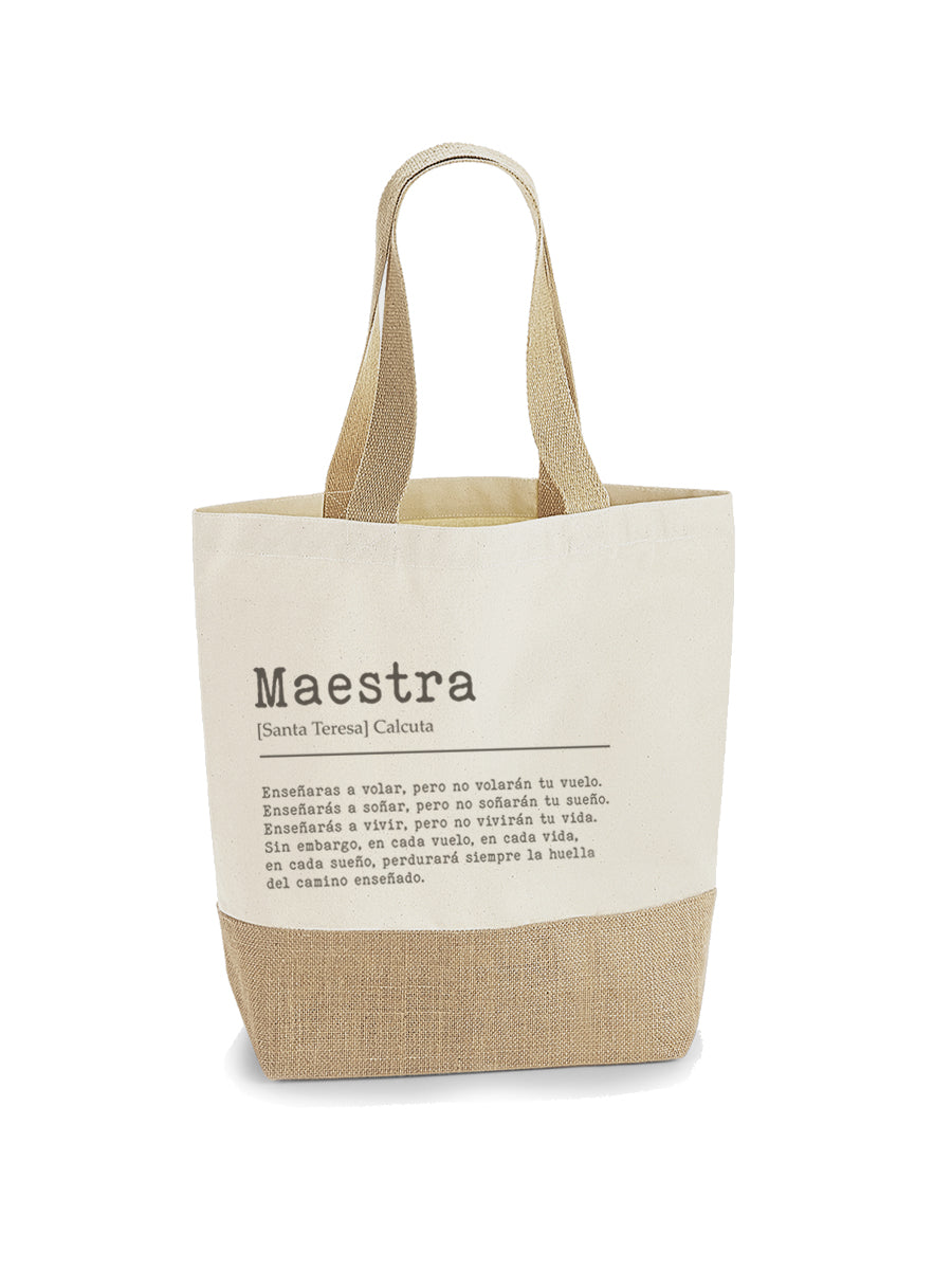 Bolsa yute Maestra