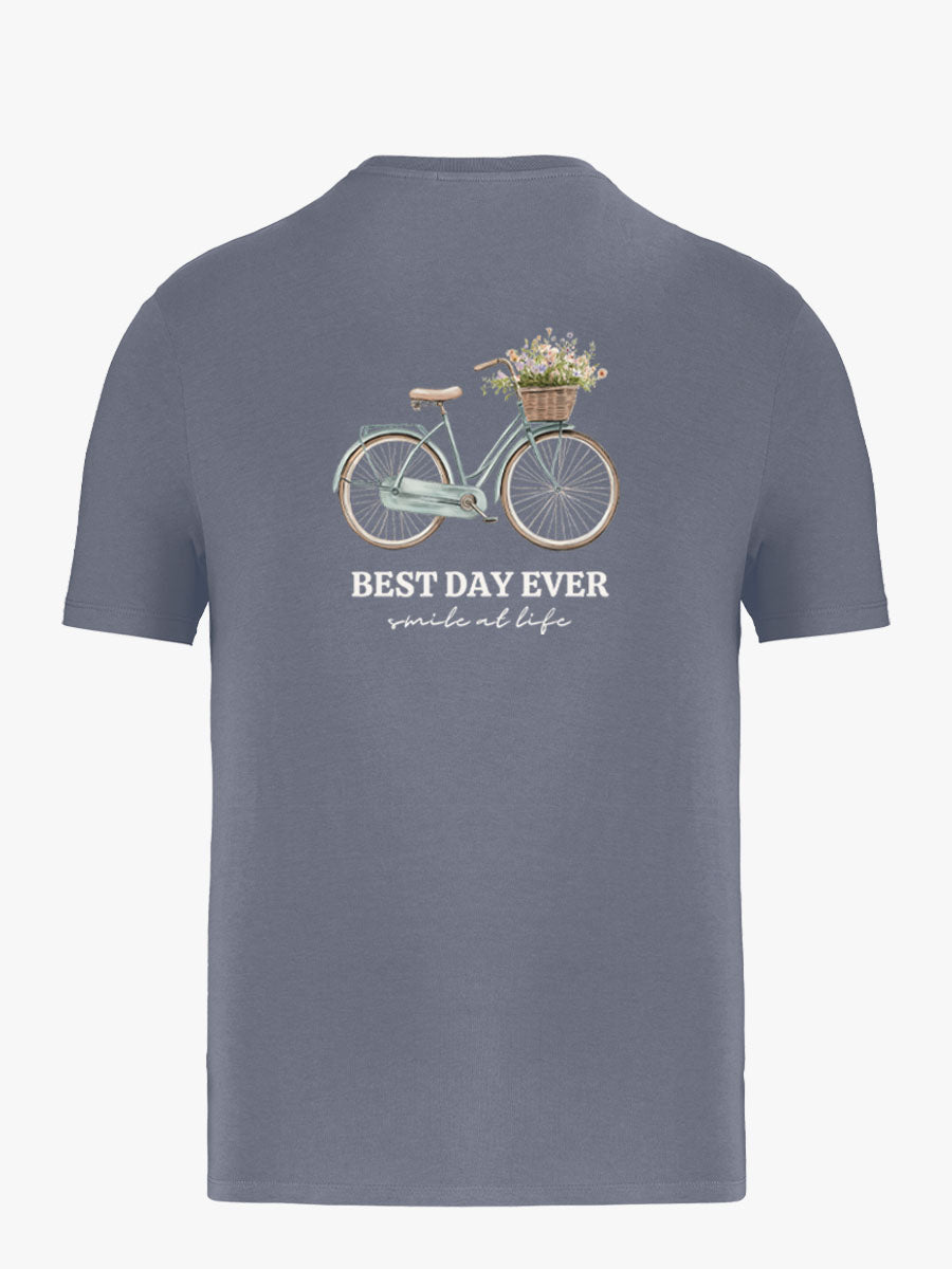 Camiseta Adulto Bici Azul