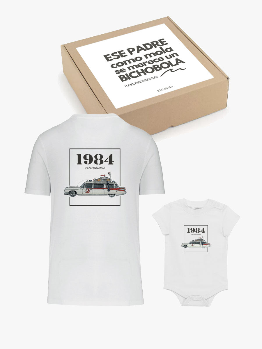 Pack Día del Padre New Daddy Camiseta y Body Coches