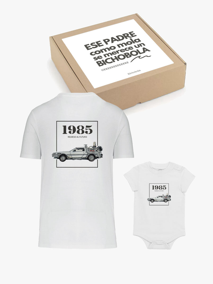 Pack Día del Padre New Daddy Camiseta y Body Coches