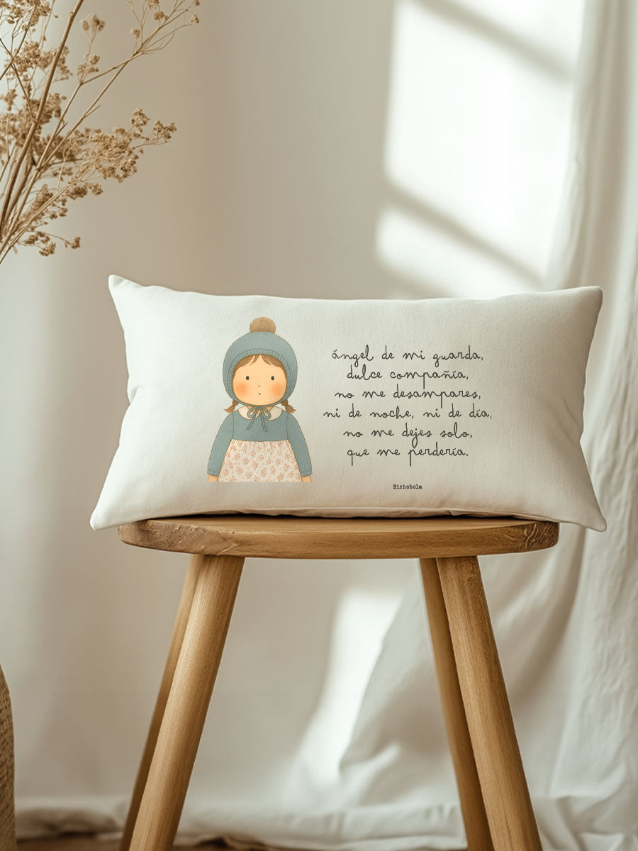 Cojín Ángel de la Guarda Casilda