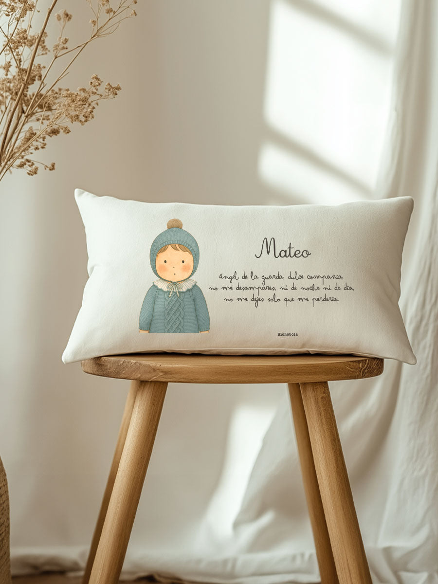 Cojín Ángel de la Guarda Pablo
