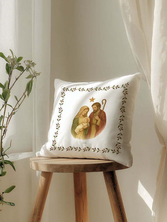 Cojín Cuadrado Sagrada Familia