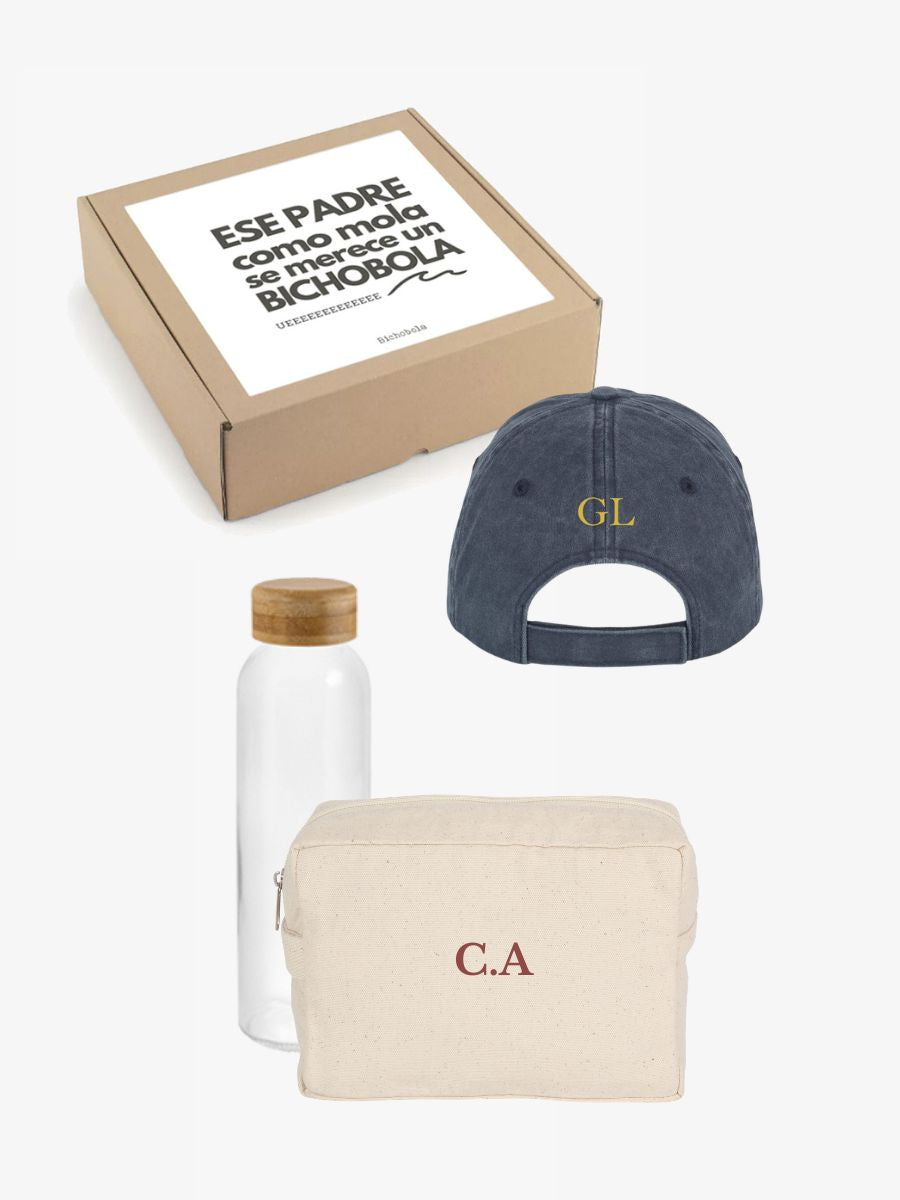 Pack Día del Padre By The Way - Neceser, Gorra y Botella