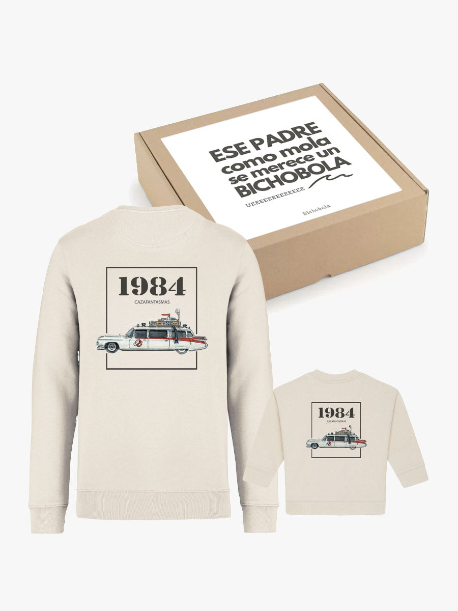 Pack Día del Padre Sudaderas Iguales Padre e Hijo Coches