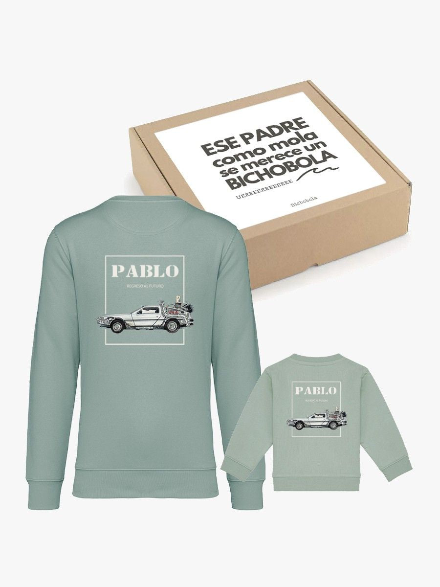 Pack Día del Padre Sudaderas Iguales Padre e Hijo Coches Aloe