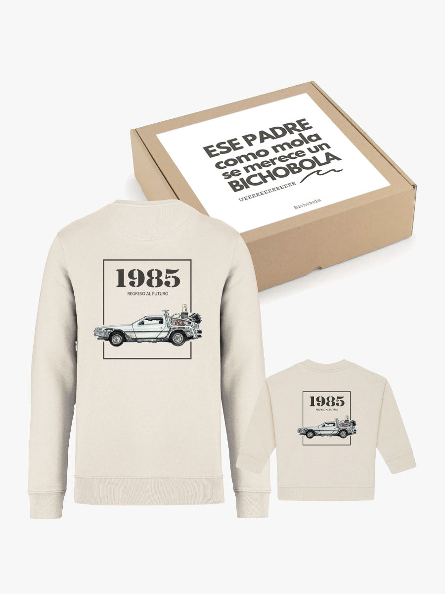 Pack Día del Padre Sudaderas Iguales Padre e Hijo Coches
