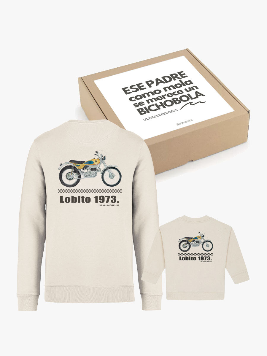 Pack Día del Padre Sudaderas Iguales Padre e Hijo Motos